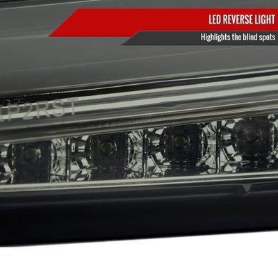 2015-2021 Subaru WRX Sequential White Bar LED Tail Lights Chrome/Smoke Lens