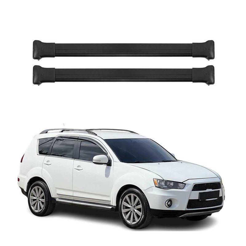 2014-2021 Mitsubishi Outlander Roof Rack Cross Bars Black
