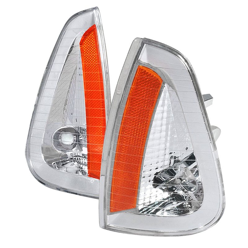 2006-2010 Dodge Charger Corner Lights Chrome Housing/Clear Lens