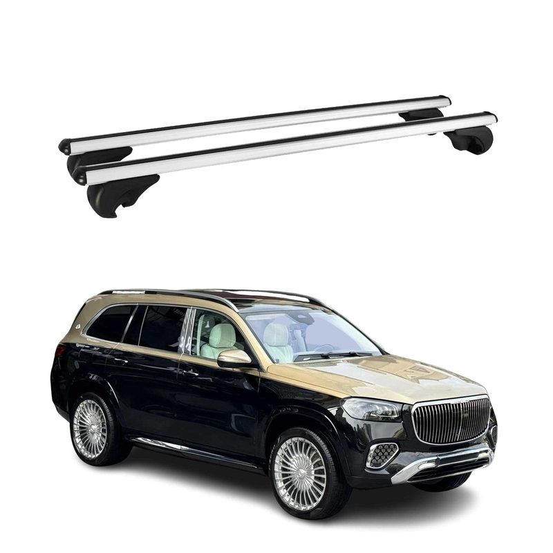 2020-2026 Mercedes GLS Class X167 Roof Rack Cross Bars Silver