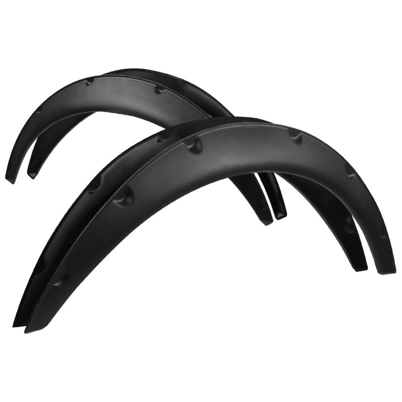 Universal 4PC Set Extra Wide Body Wheel Fender Flares Wheel Protector