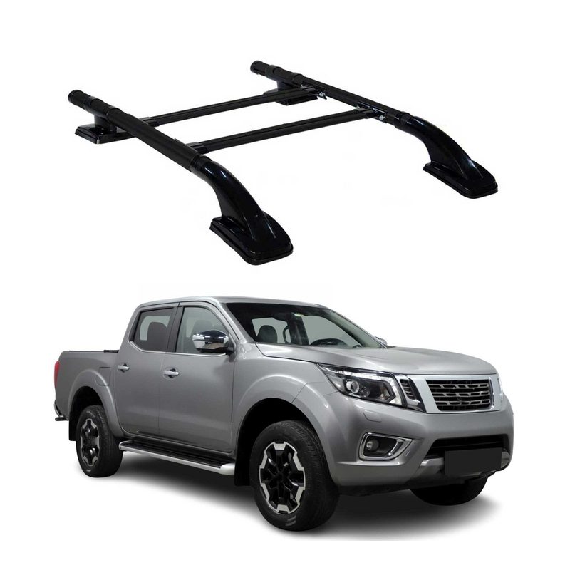 2014-2024 Nissan Navara D23 Roof Rack Rails Side Rails Black