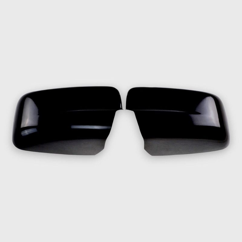 2013-2018 RAM 1500 Mirror Cover Caps Gloss Black 2Pcs ABS Plastic