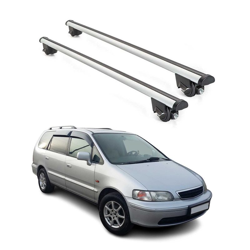1997-2002 Honda Shuttle Roof Rack Cross Bars Silver