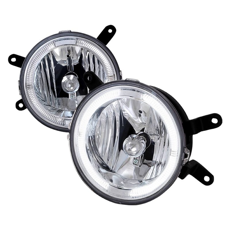 2005-2009 Ford Mustang GT Deluxe/Premium H10 Halo Ring Fog Lights Chrome/Clear