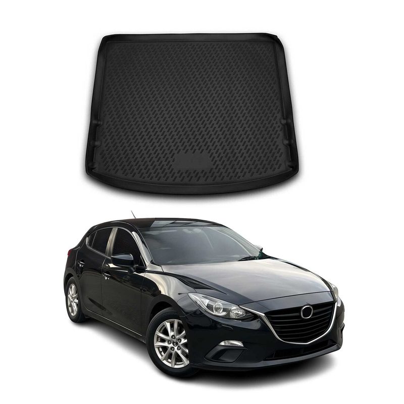 2014-2018 Mazda 3 Hatchback Cargo Liner Trunk Mat All Weather Black
