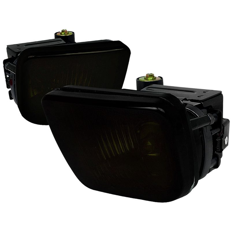 1996-1998 Honda Civic H3 Fog Lights Kit Chrome Housing/Smoke Lens