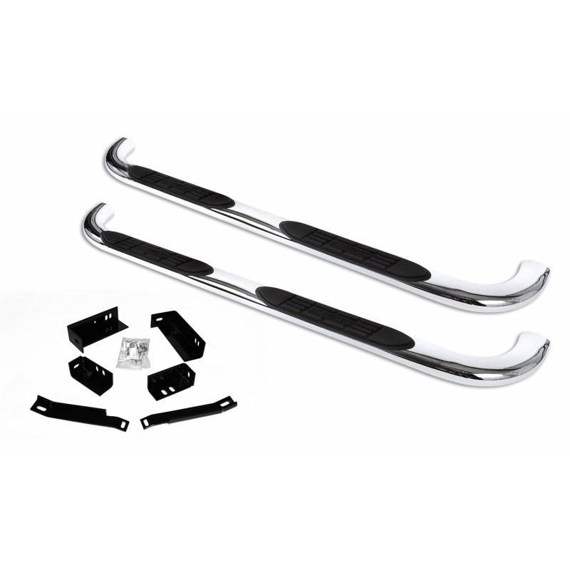 Estribos ovalados 4" - Clásicos para Ford F-150/Lobo 2004 - 2008 Super Crew Cromado