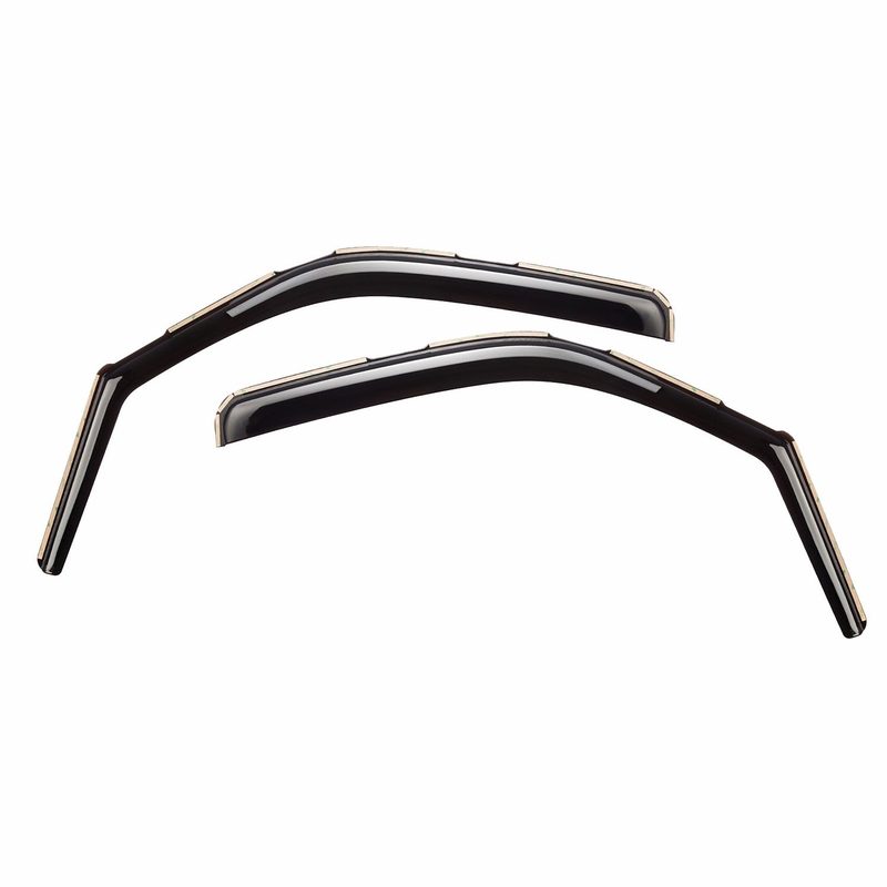 Clim Art Wind Deflectors for Jeep Gladiator 2020-2025 Shatterproof Dark Smoke 2x