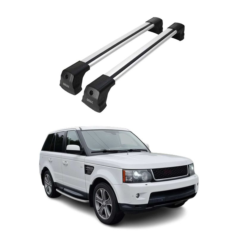 2006-2013 Land Rover Range Rover Sport Roof Rack Cross Bars Silver