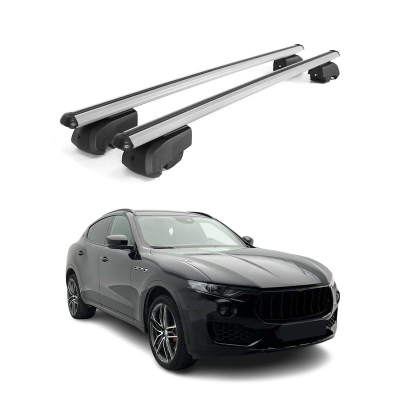 2017-2024 Maserati Levante Roof Rack Cross Bars Silver
