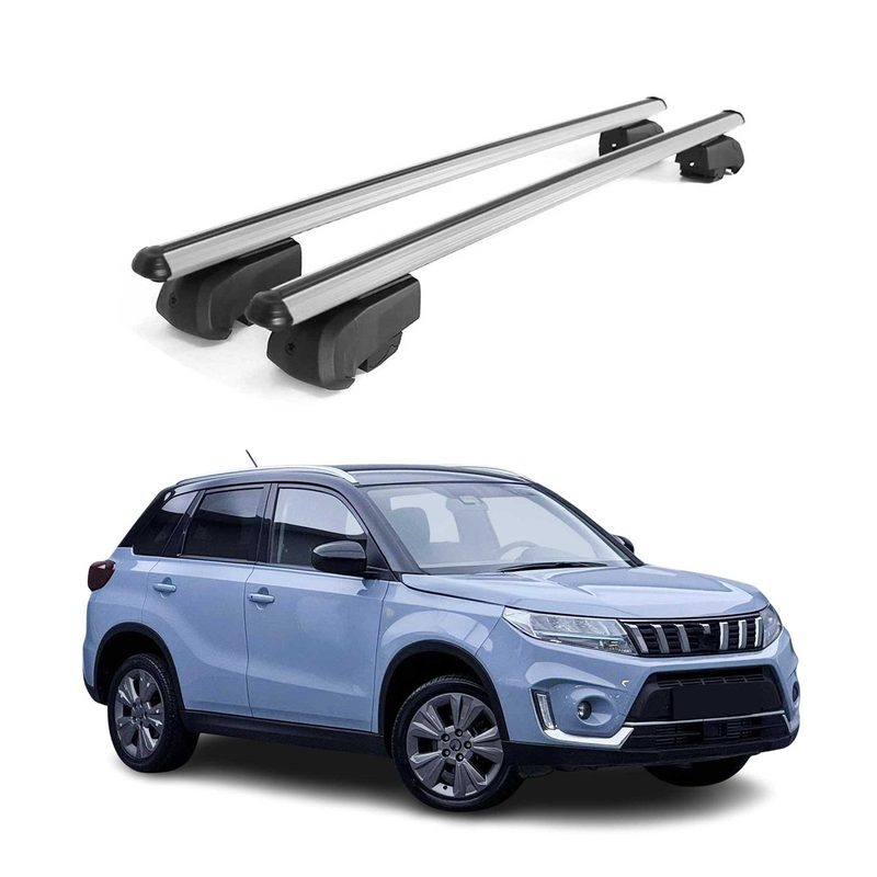 2015-2024 Suzuki Vitara Roof Rack Cross Bars Silver