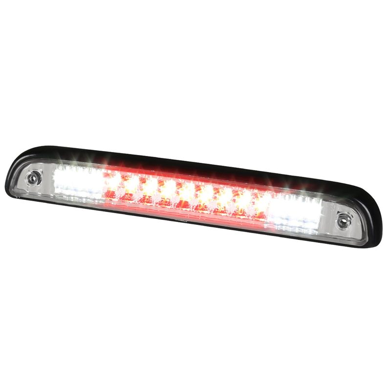 1992-1996 Ford F-150/F-250/F-350/Bronco LED 3rd Brake Light Chrome/Clear Lens