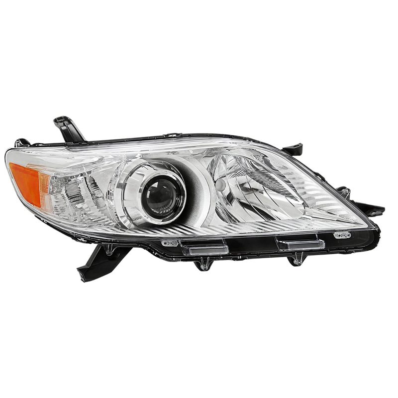 2011-2020 Toyota Sienna Passenger/Right Side Projector Headlights Chrome/Clear