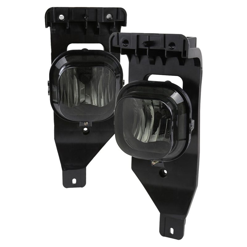 2005-2007 Ford F-250/F-350/Excursion H10 Fog Lights Chrome/Smoke Lens
