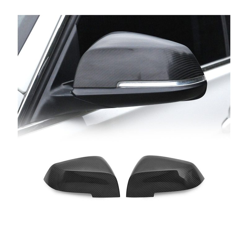 2014-2020 BMW 4 Series F32 F33 F36 Side Mirror Cover Caps Carbon Fiber Black 2Pcs