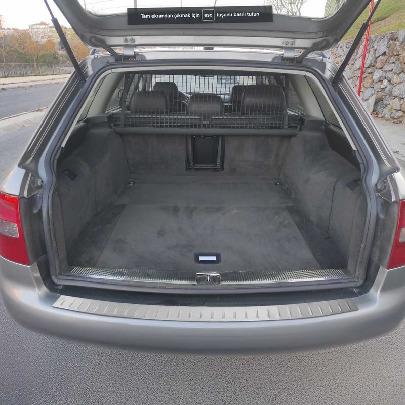 1997-2004 Audi A6 4B Avant Rear Bumper Guard Stainless Steel Brushed