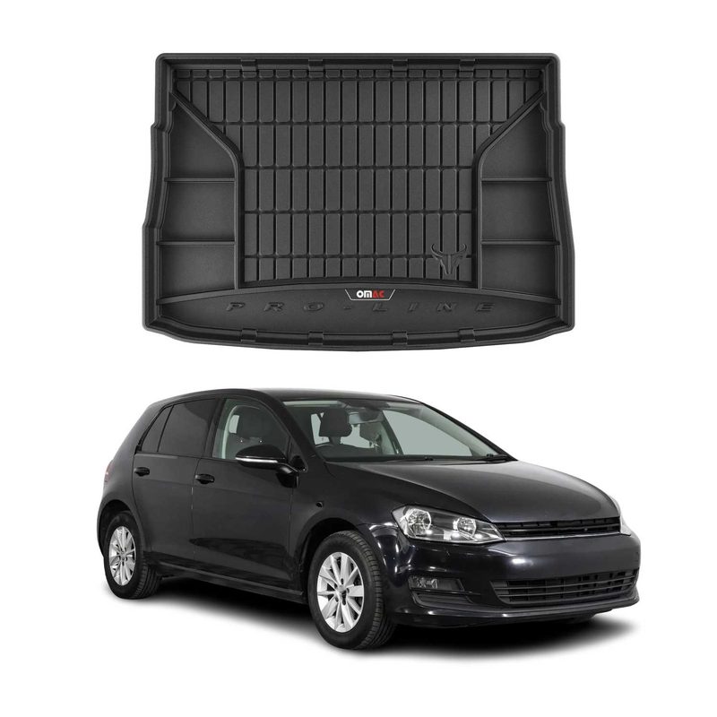 2015-2021 VW Golf Mk7 Hatchback Premium Cargo Liner Trunk Mat All Weather Heavy Duty Upper Trunk