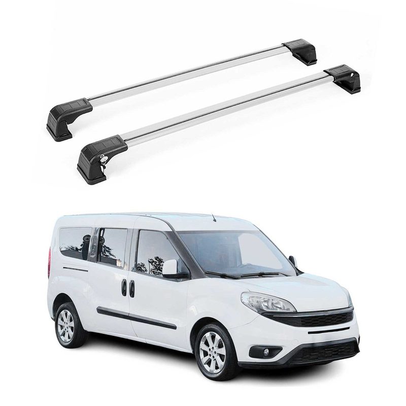 2015-2022 RAM ProMaster City Roof Rack Cross Bars Silver