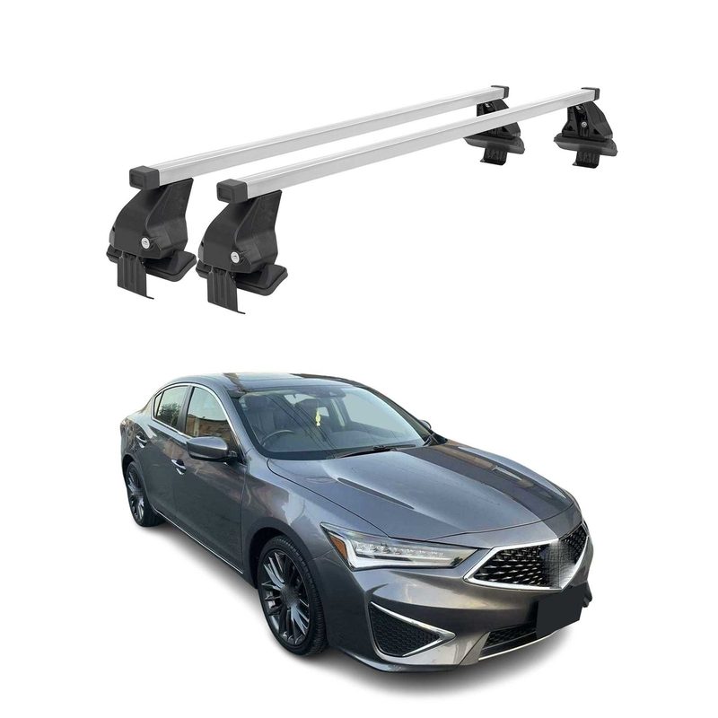 2013-2022 Acura ILX Roof Rack Cross Bars Silver