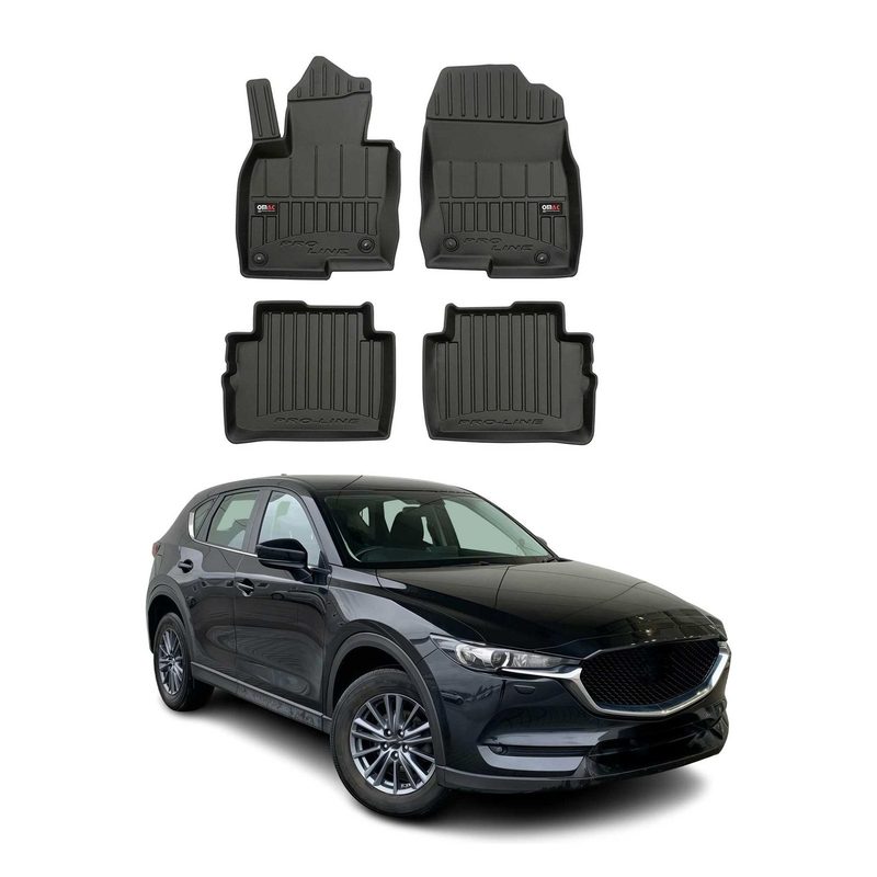 2017-2025 Mazda CX-5 2.gen Premium Floor Mats Liners Full Set All Weather Heavy Duty