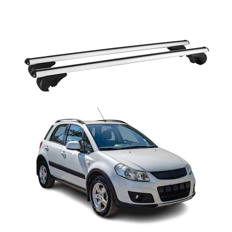 2006-2013 Suzuki SX4 S-Cross Roof Rack Cross Bars Silver