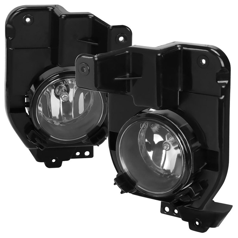 2011-2015 Ford Explorer H11 Fog Lights Kit Switch & Wiring Harness Chrome