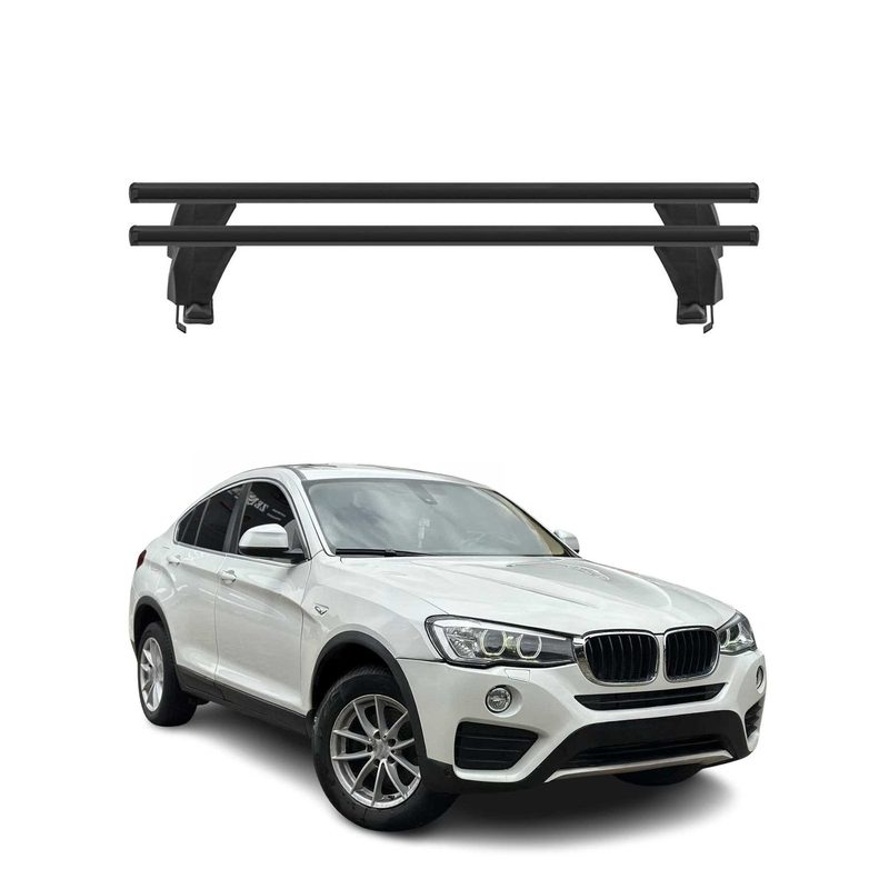 2015-2018 BMW X4 F26 Roof Rack Cross Bars Black