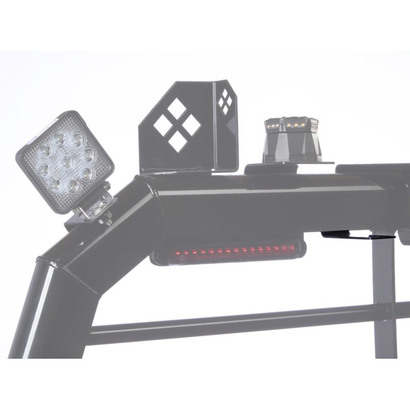Merritt Under Mount Work Light Bracket Only - Satin Black 7256-104