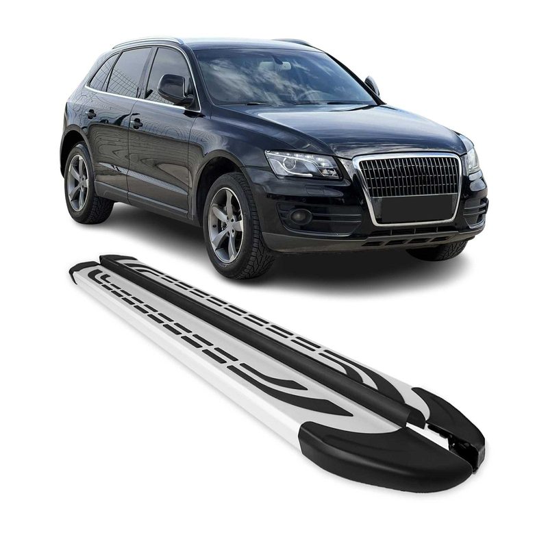 2009-2017 Audi Q5 SQ5 Nerf Bar Side Step Running Boards Alu 2x