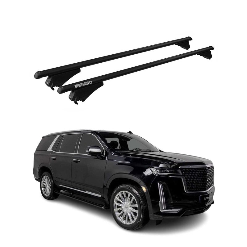 Cross Bars Roof Racks Aluminium for Cadillac Escalade V 2023-2026 Black 2Pcs