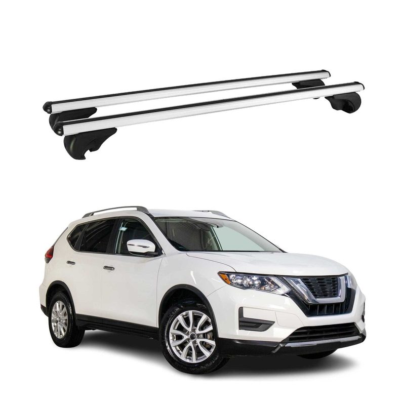 2017-2020 Nissan Rogue Sport Roof Rack Cross Bars Silver