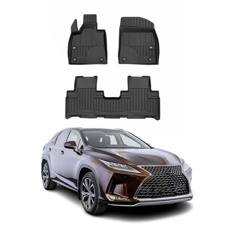2016-2022 Lexus RX350 RX450 Premium Floor Mats Liners Full Set All Weather Heavy Duty