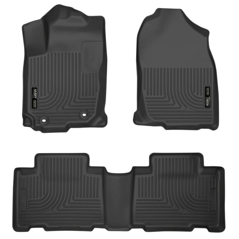 Tapetes Husky Weatherbeater 1ra y 2da Fila color Negro para Rav4 13-16