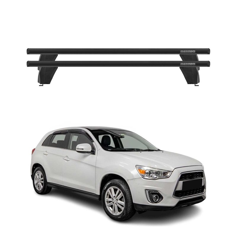 2013-2015 Mitsubishi Outlander Sport Roof Rack Cross Bars Black