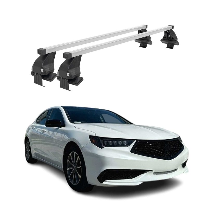 2015-2020 Acura TLX Roof Rack Cross Bars Silver