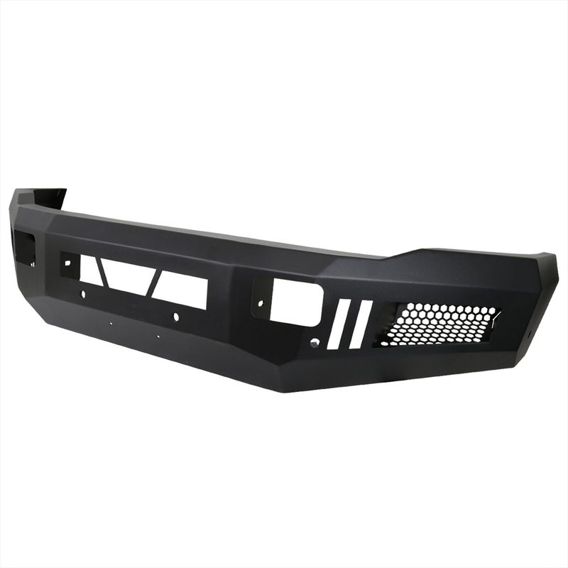 2010-2018 Dodge RAM 2500/3500 Heavy Duty Steel Front Bumper LED Light Ports