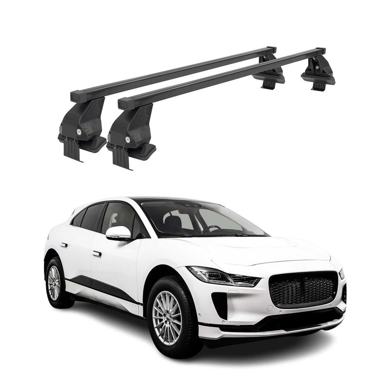 2019-2024 Jaguar I-Pace Roof Rack Cross Bars Black