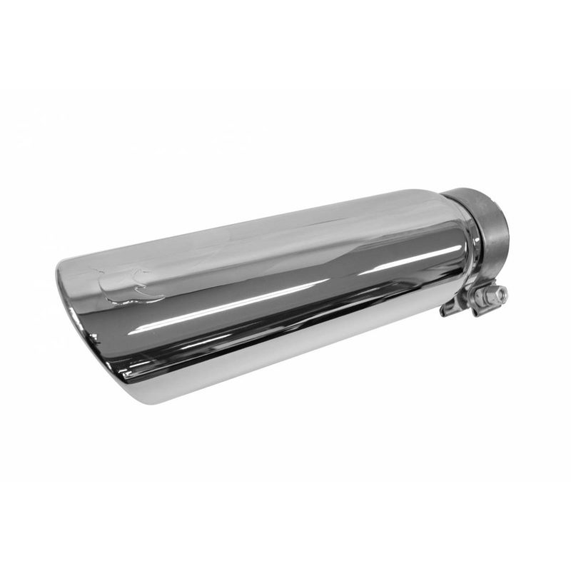 Colilla de escape para tubos de 3" Cromado
