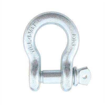 Smittybilt grillete de anillo en D de 3/4 pulgadas acabado de Zinc