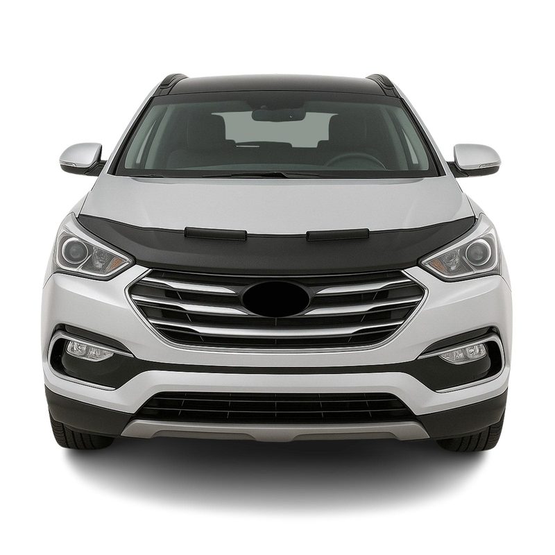 2013-2018 Hyundai Santa Fe Car Bonnet Mask Hood Bra Black 1 Pc