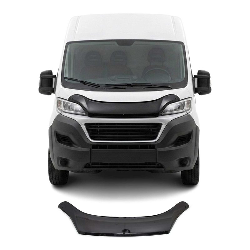 2023-2026 RAM ProMaster Front Bug Shield Hood Deflector 1 Pc Smoke