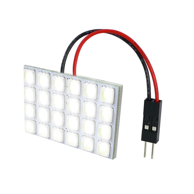 Universal SMD 24PC LED Panel Dome Light