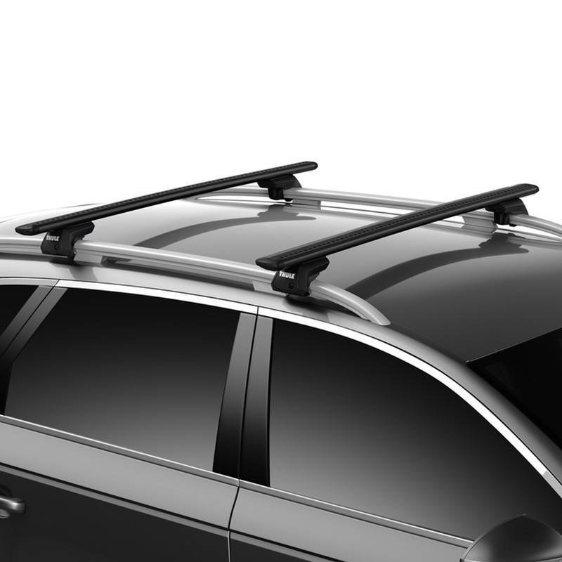Wingbar EVO Negra Jaguar E-Pace 18-22 / F-Pace 16-22 (Riel Pegado)