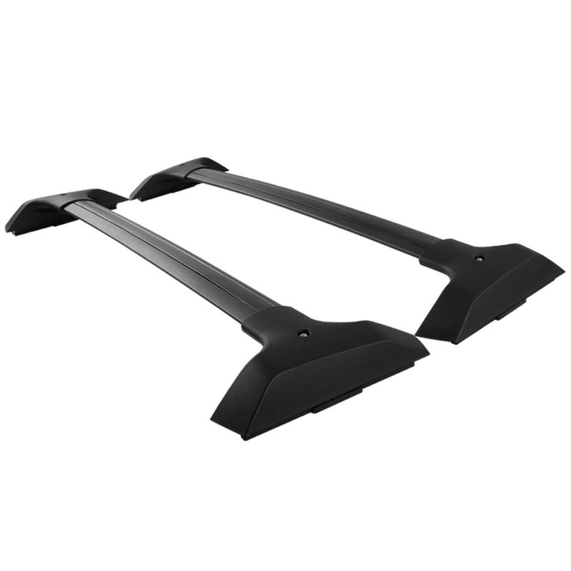 2009-2017 Chevrolet Traverse Aluminum Roof Rack Cross Bars Black