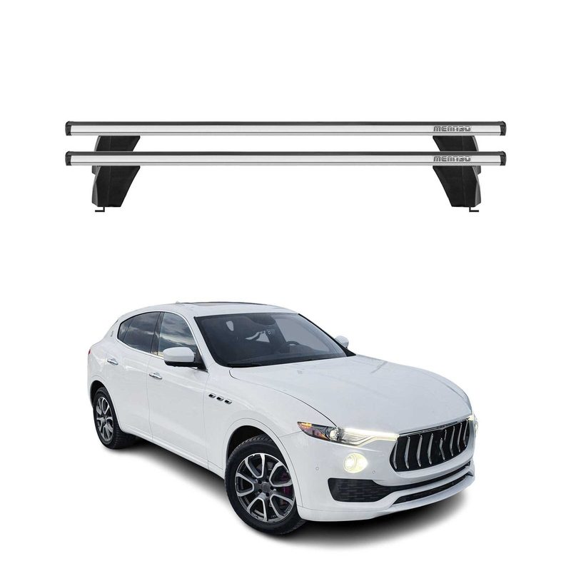 2017-2024 Maserati Levante Roof Rack Cross Bars Silver