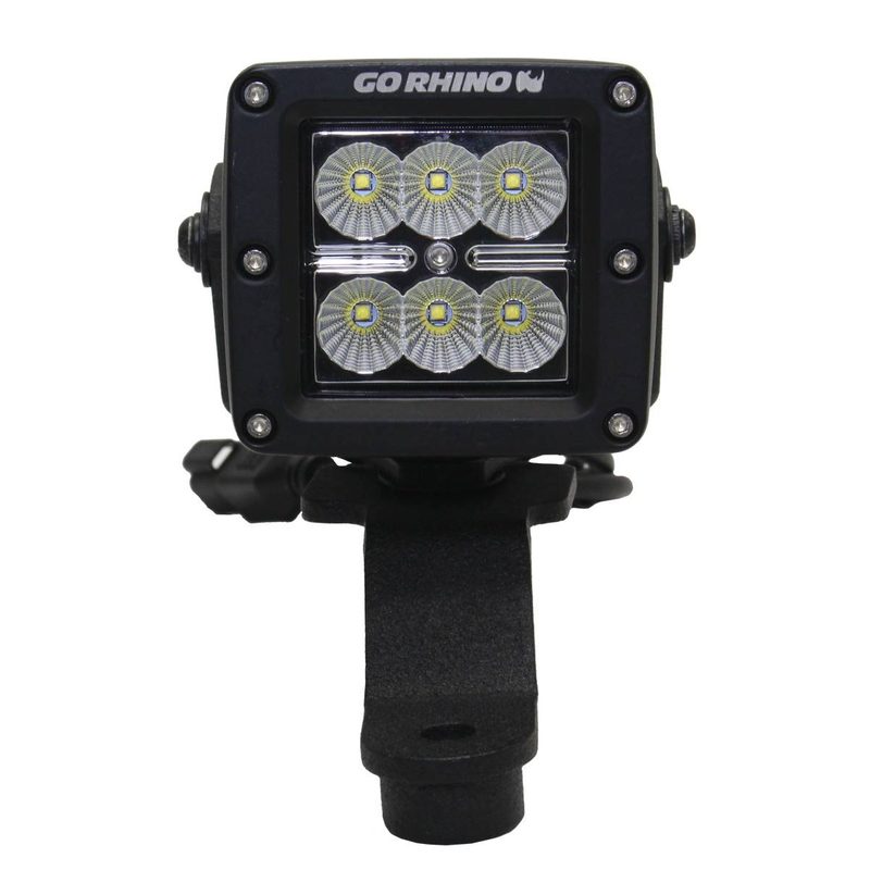 Montaje delantero para LEDs cubo sencillo 3" para Wrangler JL /Gladiator 18-25