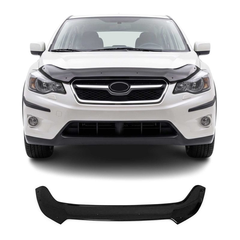 2013-2015 Subaru XV Crosstrek Front Bug Shield Hood Deflector 1 Pc Smoke