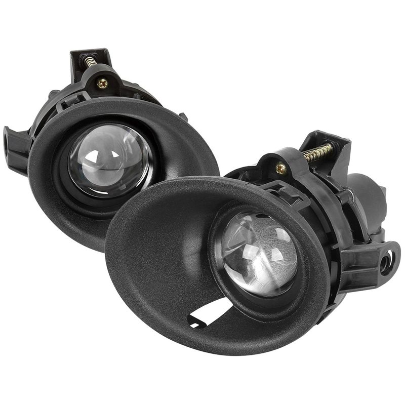 2014-2015 Chevy Camaro 3.6L V6 12V/55W H11 Projector Fog Lights Kit Chrome