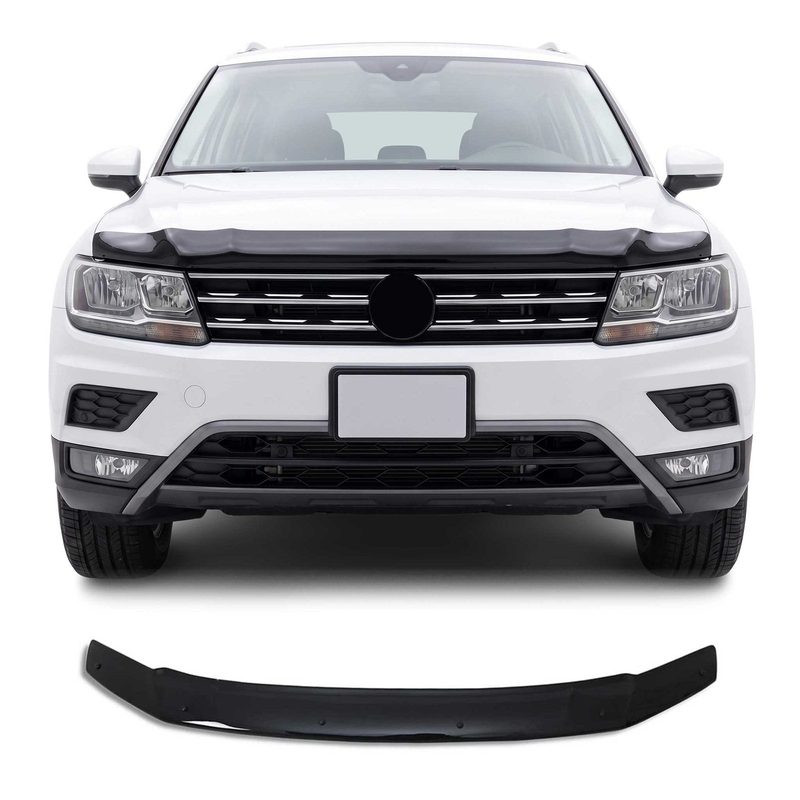 2018-2024 VW Tiguan 2.gen Front Bug Shield Hood Deflector 1 Pc Smoke